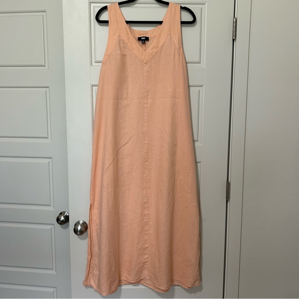 DKNY Peach Maxi Dress